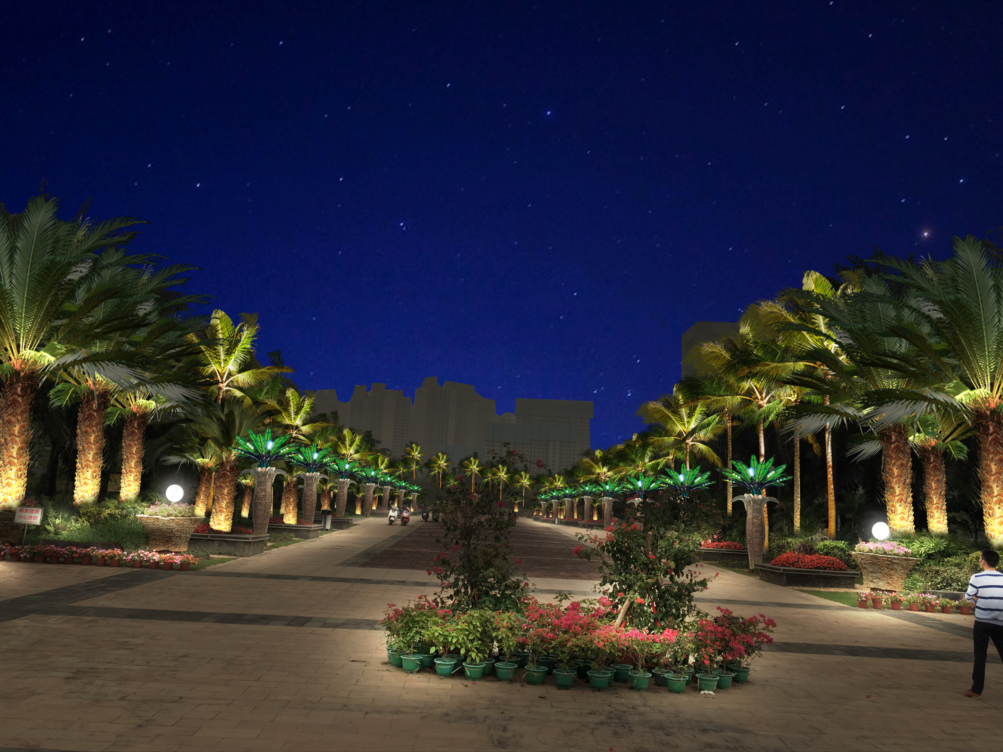 湛江人民廣場亮化工程 湛江人民廣場亮化工程